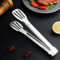 拜杰（Baijie）304多功能食品夹蛋糕夹牛排夹烧烤面包夹厨房烘焙夹子